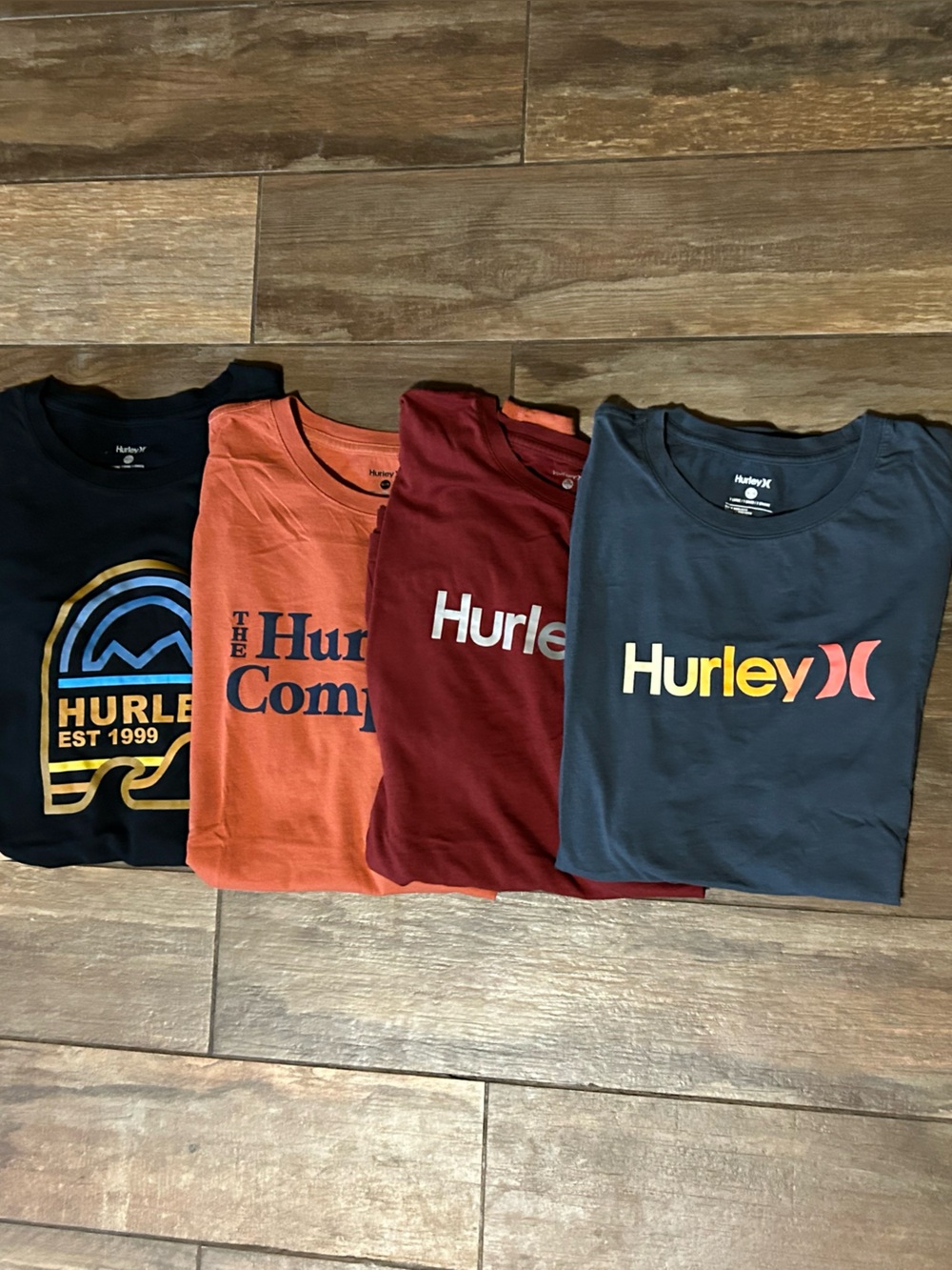 New Hurley 4 bundle XL shirts